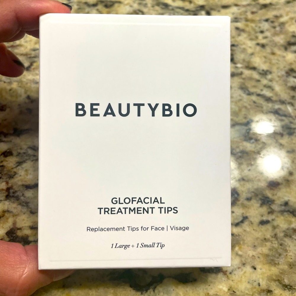 BEAUTYBIO GLOfacial Antimicrobial Treatment Tips +Cleaning Brush Accessories